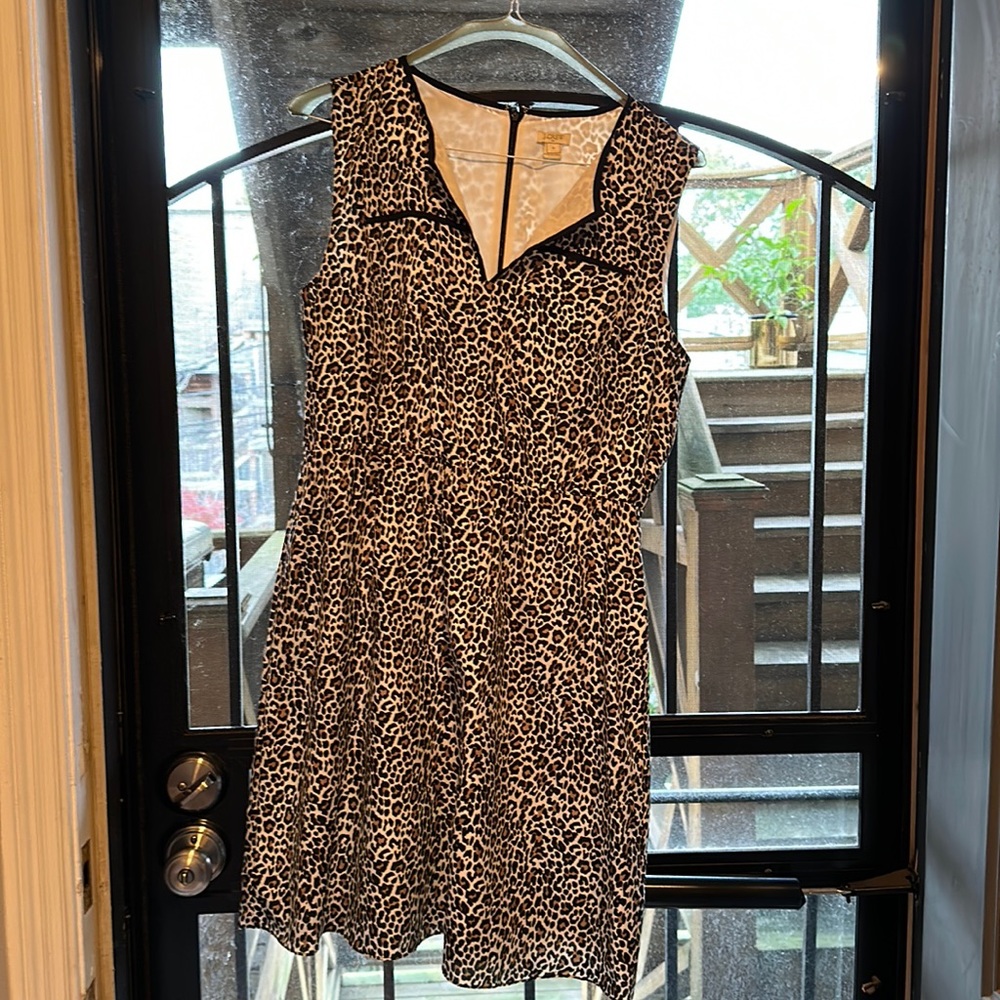 Like new, cheetah print dress